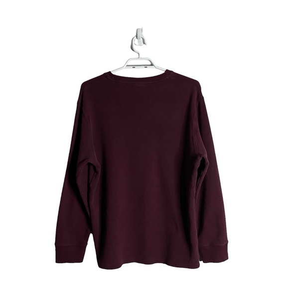 Polo Ralph Lauren Men's Burgundy Crewneck Knit Sleepwear Top - Picture 7 of 7